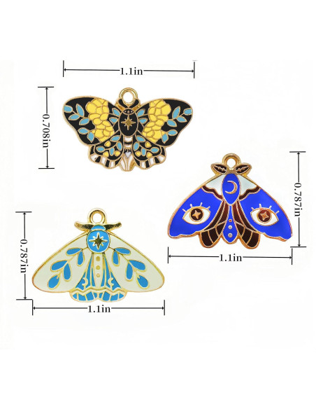 Guardapuntos Magnético Mariposa Meihangxinghuodianshang - 3 Piezas