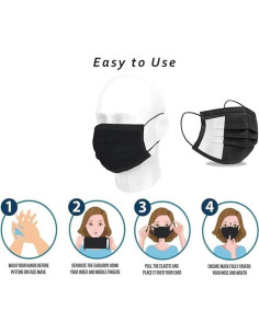 Mascarillas Desechables 3 Capas - Paquete de 50 Unidades 2