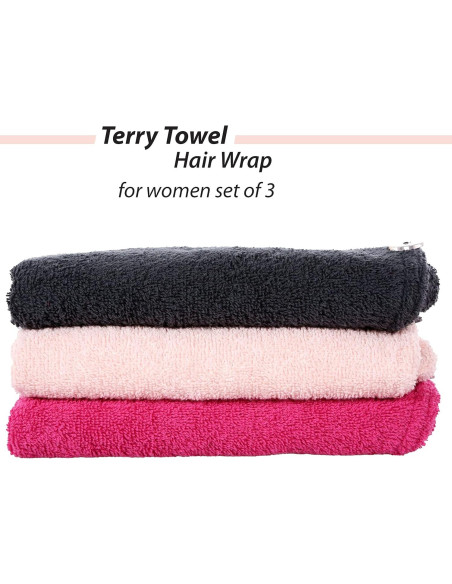 Gorro de Ducha Cacala para Mujeres - Toalla Absorbente 3 Piezas