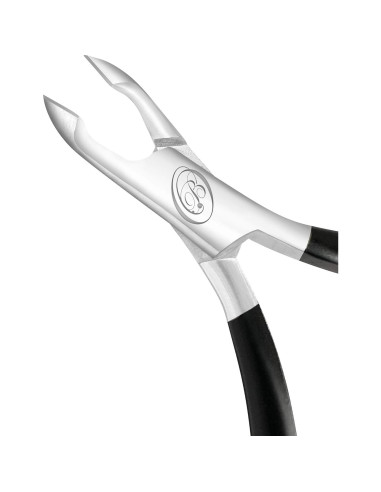 Cortador de Cutículas Blue Orchids con Empujador - Acero Inoxidable