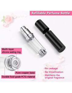 Atomizador de Perfume Rellenable ANTOKX 5ml A Prueba de Fugas 2