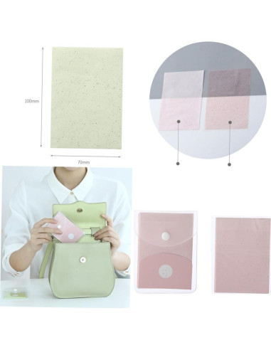 80 Hojas Absorbentes de Aceite Facial COOLHIYA - Piel Grasa