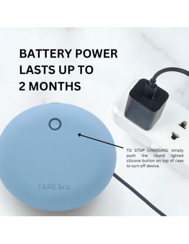 Estuche UVC Tare&co para Retenedor Invisalign Lila