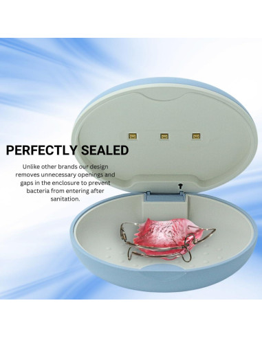 Estuche UVC Tare&co para Retenedor Invisalign Lila