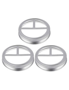 Tapa de frasco para cepillos de dientes SHOWERORO 3 piezas acero inoxidable