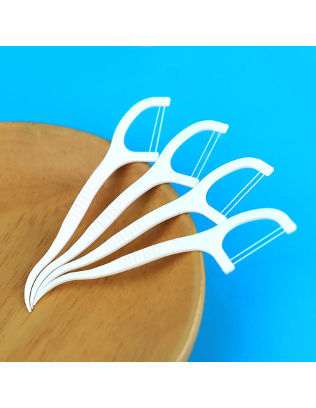 Palillos de Hilo Dental Doble Hilo KAIMAY 400 Pcs Higiene Oral