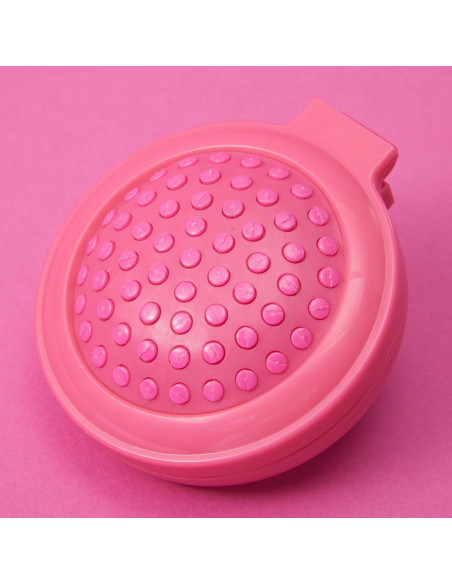 Set Espejo y Peine Plegable MINISO Barbie Rosa 15x6.6cm