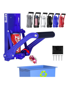 Trituradora de Latas KOTTO 16oz Automática Pared Azul
