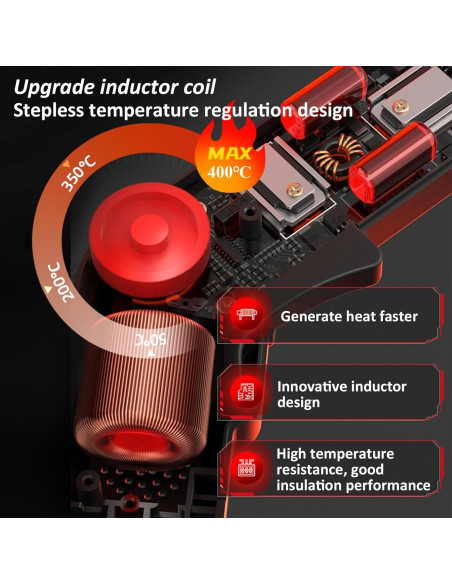 Cortador de Espuma Eléctrico Vanwoke 200W 400C Rojo