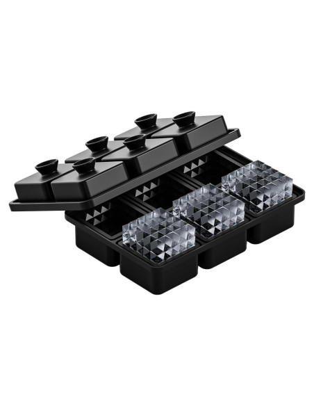 Bandeja de Hielo Grande Bangp Cuadrada Grabada para Whisky