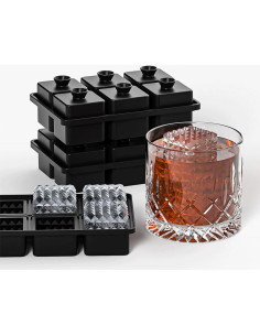 Bandeja de Hielo Grande Bangp Cuadrada Grabada para Whisky 2