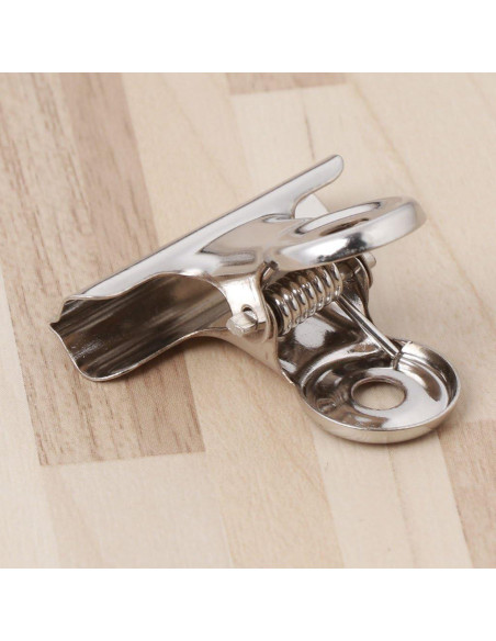 Clip de Metal Bulldog Grip ZHIZHOU 10 Piezas 3.1cm Acero Inoxidable
