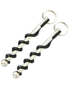 Juego de 2 Sacacorchos Portátiles Makupon de Acero Inoxidable 2