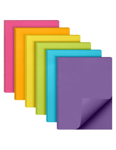 Notas Adhesivas Mr. Pen, 7.6cm x 10.2cm, 6 Blocs, 360 Hojas