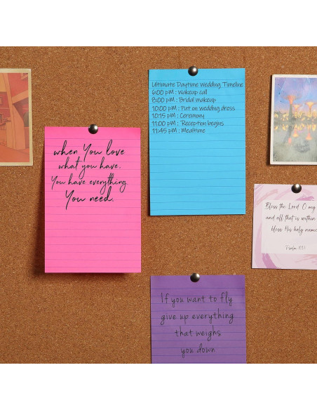 Notas Adhesivas Mr. Pen, 7.6cm x 10.2cm, 6 Blocs, 360 Hojas