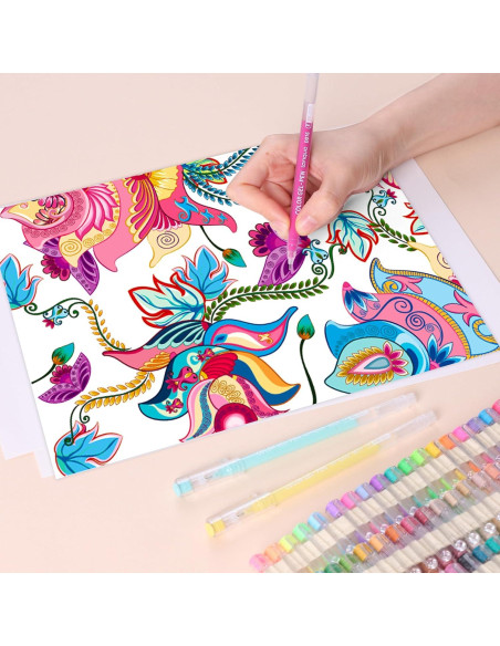 Set de Bolígrafos de Gel Yolaka 162 Colores Punta Fina 0.6mm