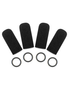 Cubiertas de micrófono Voarmaks para auriculares David Clark - Kit de 4
