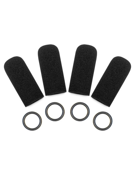 Cubiertas de micrófono Voarmaks para auriculares David Clark - Kit de 4