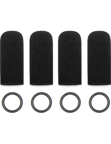 Cubiertas de micrófono Voarmaks para auriculares David Clark - Kit de 4