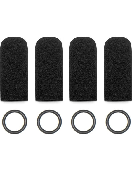 Cubiertas de micrófono Voarmaks para auriculares David Clark - Kit de 4
