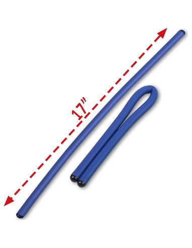 Ataduras de Goma Andalus Twist Amarillo 17" Reutilizables 4 Pzas