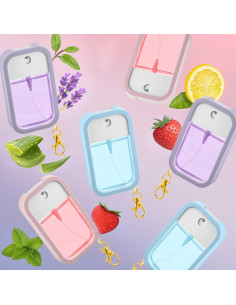 Honeydak 6 Fundas de Silicona para Spray Desinfectante 30ml 2