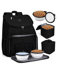 Mochila de Viaje para Perros BAGLHER Negra, 33x18x41 cm