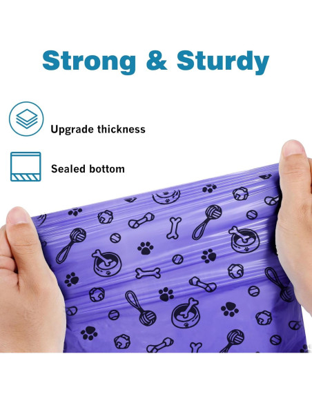 Bolsas para Excremento de Perro TVOOD 240 Unidades A Prueba de Fugas