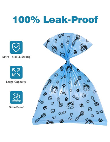 Bolsas para Excremento de Perro TVOOD 240 Unidades A Prueba de Fugas