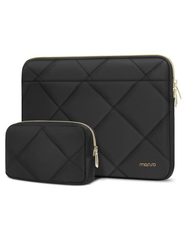 Funda para Laptop 13.3" MOSISO Negra Acolchada con Bolsa