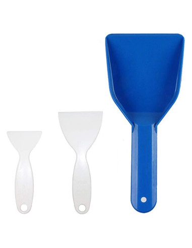 Juego de 3 Palas de Plástico para Hielo MSTEKI - Raspadores