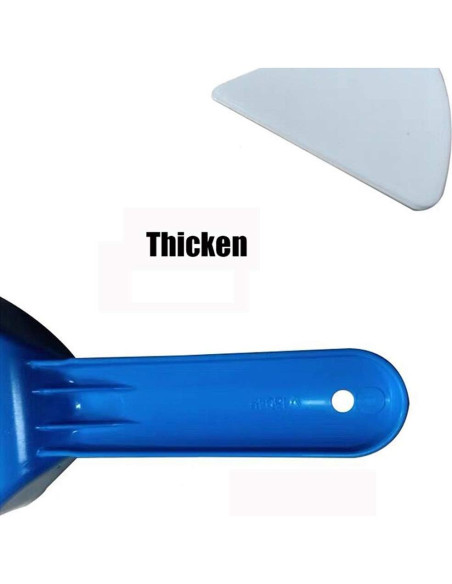 Juego de 3 Palas de Plástico para Hielo MSTEKI - Raspadores