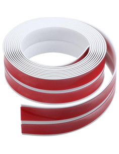 Protector de Esquina de Pared Autoadhesivo Bitray 4cm x 3m Blanco 2