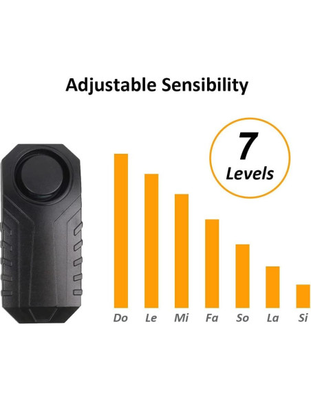 Alarma Antirrobo Lancoon 113dB para Bicicleta y Motocicleta