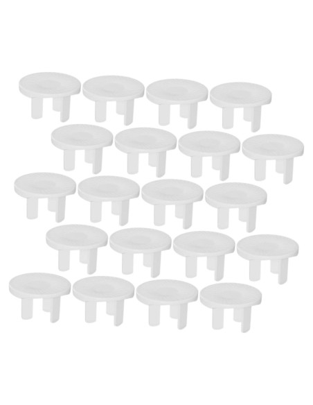 Cubiertas de Enchufe de Seguridad NUOBESTY 20 Piezas Blancas