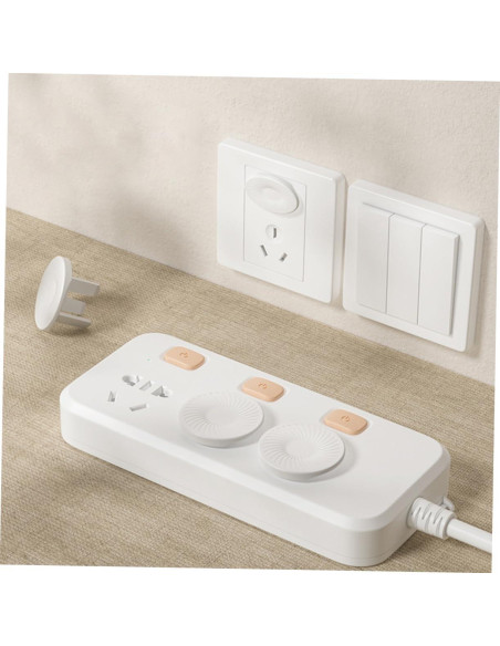 Cubiertas de Enchufe de Seguridad NUOBESTY 20 Piezas Blancas