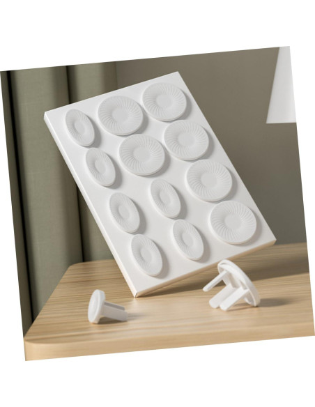 Cubiertas de Enchufe de Seguridad NUOBESTY 20 Piezas Blancas