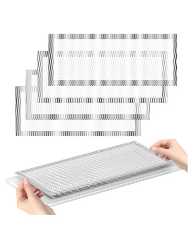 4 PCS Cubiertas Magnéticas para Ventilación 10x35 cm Xiesaip