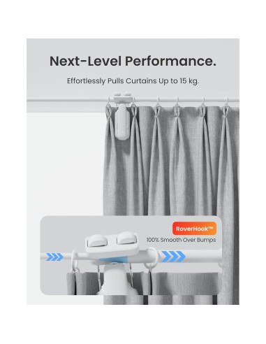 Cortinas Inteligentes Automáticas SwitchBot Hub Mini 8kg