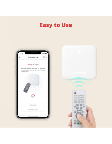 Cortinas Inteligentes Automáticas SwitchBot Hub Mini 8kg