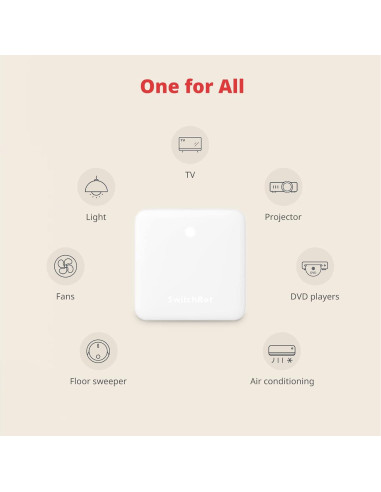 Cortinas Inteligentes Automáticas SwitchBot Hub Mini 8kg