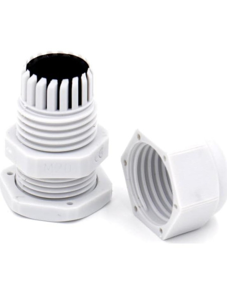 Conector de cable a prueba de agua M20 Baomain IP68 - Paquete de 10