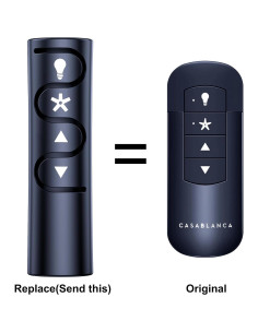 Control Remoto Reemplazo Hunter Casablanca K6266 4 Velocidades 2