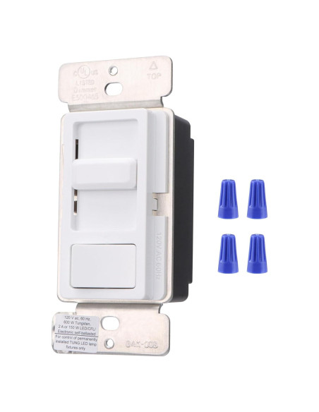 Interruptor Regulador Wengart BAK-008, 150W LED y 600W Incandescentes