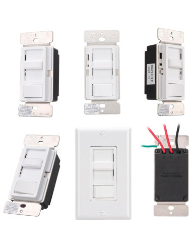 Interruptor Regulador Wengart BAK-008, 150W LED y 600W Incandescentes