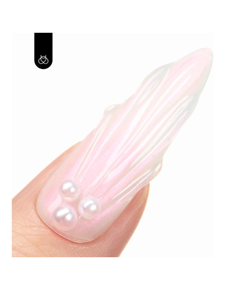 Esmalte de Uñas en Gel Beetles 2 en 1 Glitter Perlescente