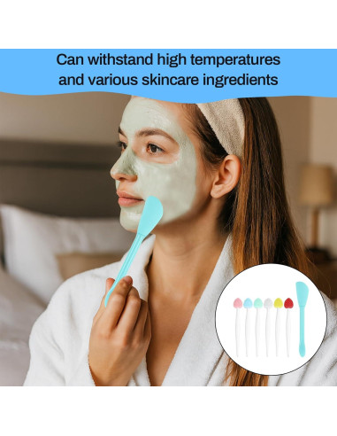 Juego de Cepillos Exfoliadores de Labios Nouiseuns 6PCS Silicona