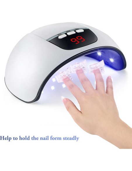 10 Clips Transparentes MIKIMIQI para Uñas de Gel + Cortador