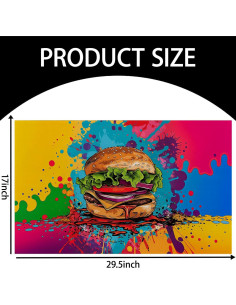 Alfombra de Entrada VANZEV 43x75 cm Antideslizante Colorida 2