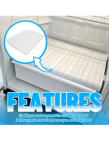 Cubierta de Bandeja Crisper HECASA para Refrigeradores GE 65x52cm